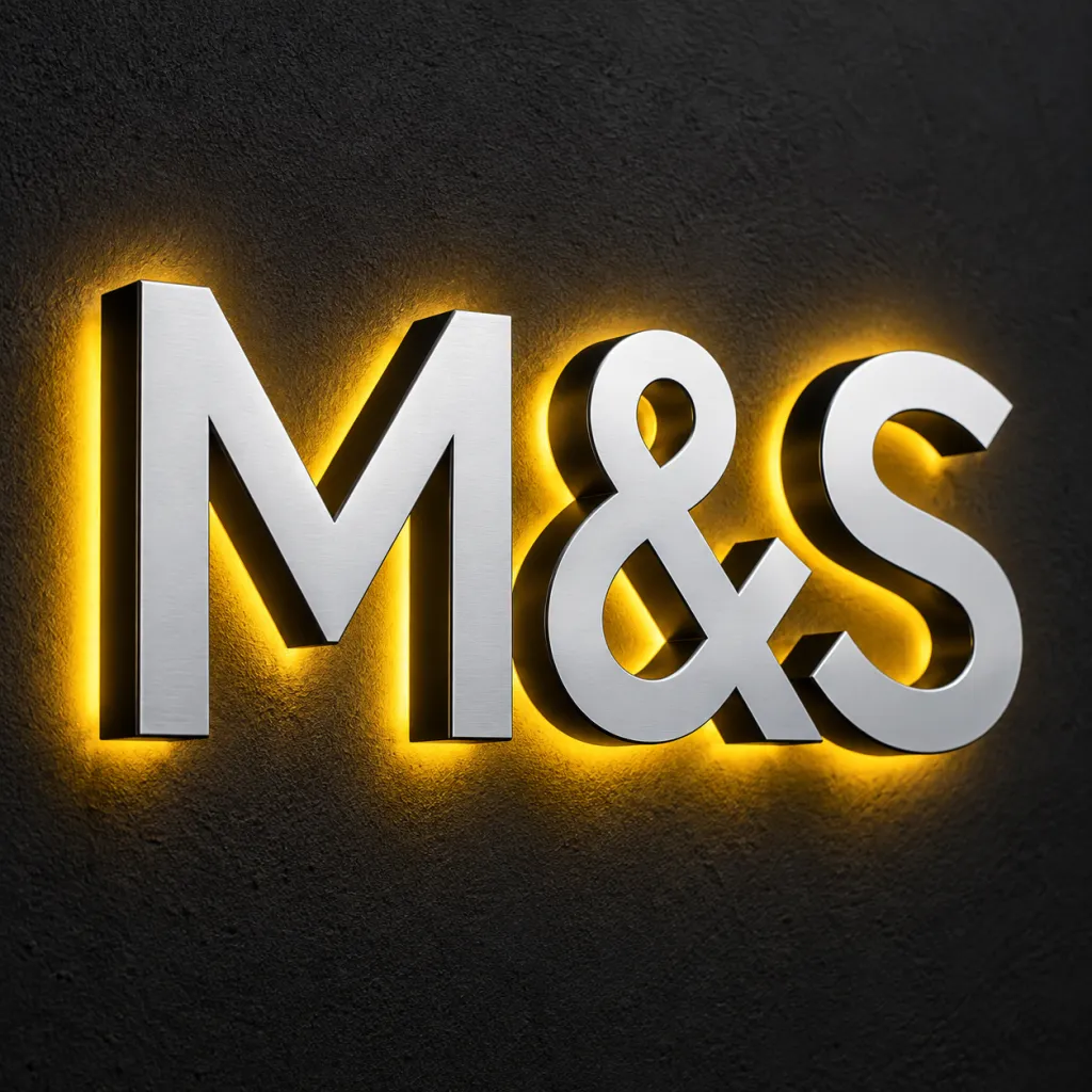Halo-lit letters — Mark&Signs
